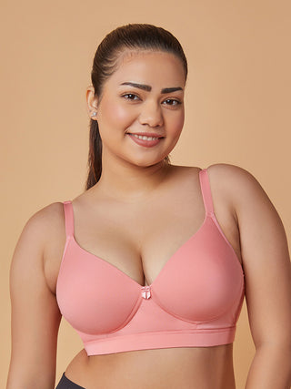 Soft Padded Cups Full Coverage T-Shirt Bra | M 5505 Pack of 2