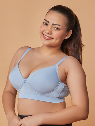 Soft Padded Cups Full Coverage T-Shirt Bra | M 5505 Pack of 2