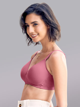 Soft Padded T-Shirt Bra | M 5507 Pack of 2 | L.Wine Black