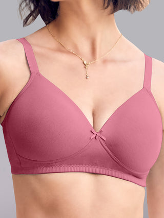 Soft Padded T-Shirt Bra | M 5507 Pack of 2 | L.Wine Black