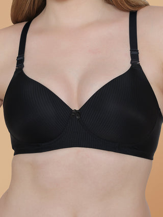 Soft Padded Full Coverage Striped T-Shirt Bra | M 5508