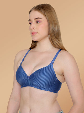 Soft Padded Full Coverage Striped T-Shirt Bra | M 5508