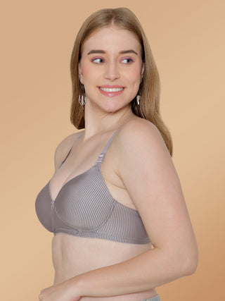 Soft Padded Full Coverage Striped T-Shirt Bra | M 5508