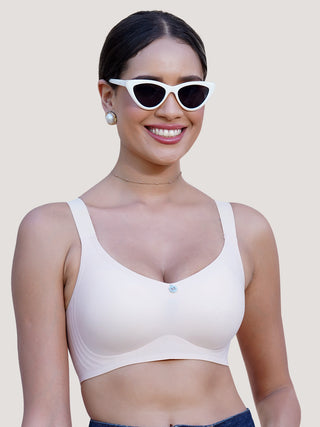 Maashie M9901 Invisible Fit 360 Degree Support Seamless Padded Bra Pack of 1