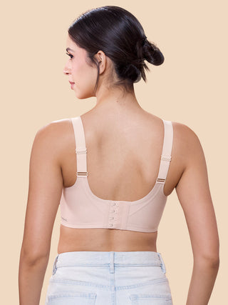 Invisible Fit 360 Degree Support Padded Cups Seamless Bonded Bra | M 9901