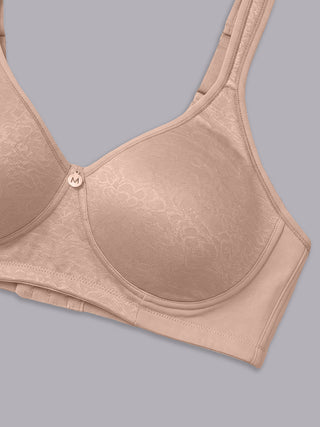 Maashie M 4417 Fuller Support Double Layered Cups Stylish Back Seamless Bra