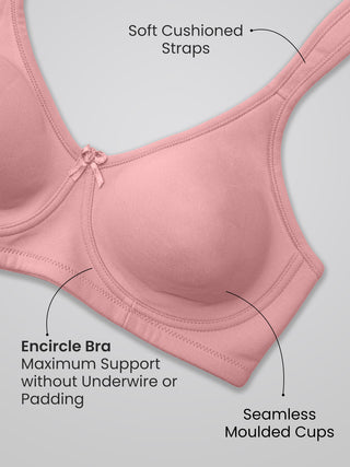 Maashie M 3311 Full Coverage Support Non Padded Cups Seamless Encircled Bra