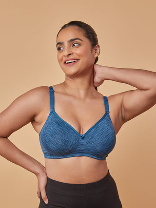 Multiway T-Shirt Bra MB Blue Front view