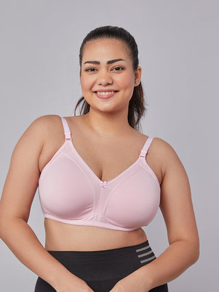 M Frame Padded Minimizer Bra L Pink