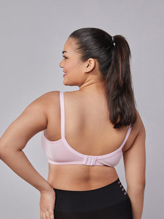 M Frame Padded Minimizer Bra Back view L Pink