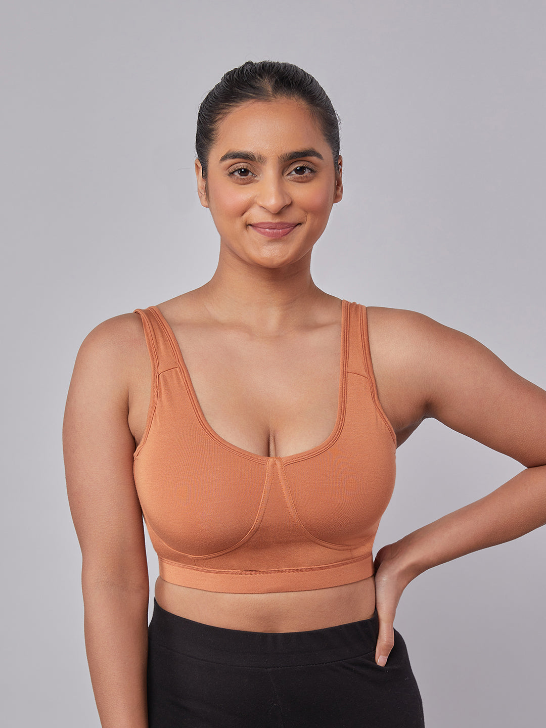 Maashie Cotton Full Coverage Non Padded Wire Free Everyday Bra For Women.