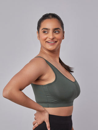 Premium Quality Modal Sports Bra | M 1102