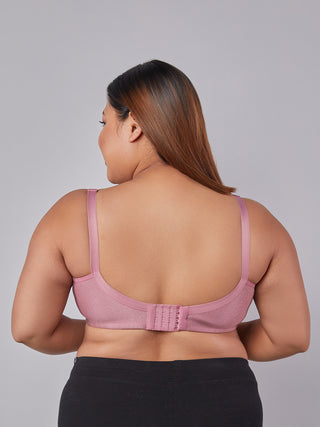High Support Seamless Bra onion color back view