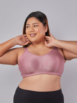 High Support Seamless Bra onion color left view