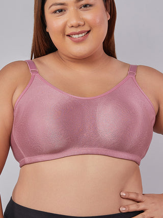 High Support Seamless Bra onion color close view
