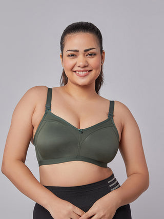 Fuller Cups M Frame Moulded Bra Olive front view