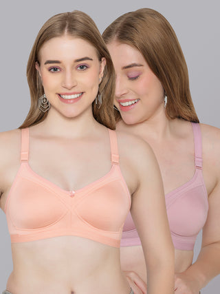 Wirefree Support Everyday Comfort Seamless Bra | M 3307 Pack of 2