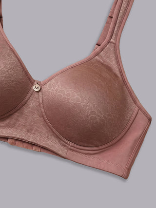 Maashie M 4417 Full Coverage Support Double Layered Cups Stylish Back Seamless Bra