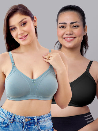 M Frame Padded Minimizer Bra | M 5504 | Pack of 2
