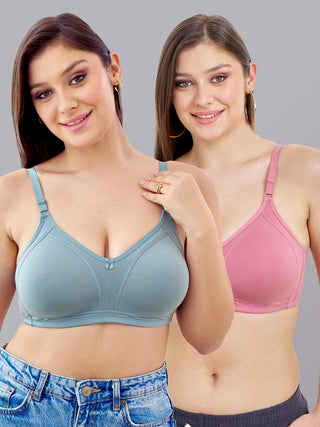 M Frame Padded Minimizer Bra | M 5504 | Pack of 2