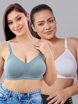 M Frame Padded Minimizer Bra | M 5504 | Pack of 2