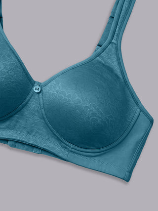 Maashie M 4417 Full Coverage Support Double Layered Cups Stylish Back Seamless Bra