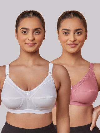 M Frame Shaping Daily Wear Bra | M 307 Pack of 2