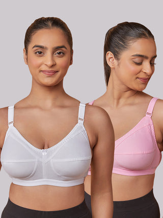 M Frame Shaping Daily Wear Bra | M 307 Pack of 2