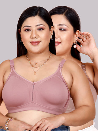 Seamless Cups Non Padded Bra | M 4414 Pack of 2