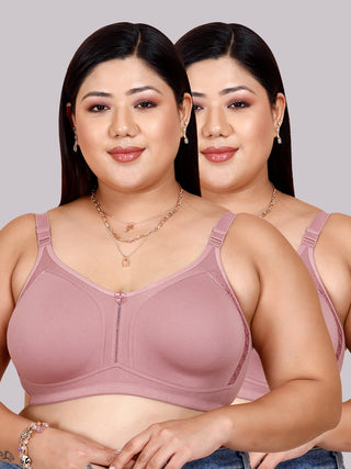 Seamless Cups Non Padded Bra | M 4414 Pack of 2