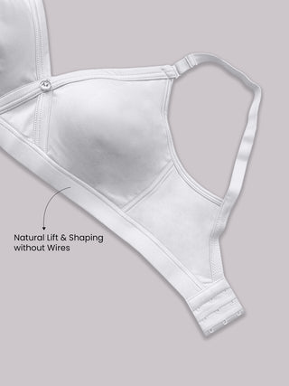 Non Padded Seamless Cups Everyday Cotton Cross Over Bra | M 3312