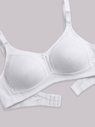 Seamless Cups Non Padded Bra | M 4414 Pack of 2 | GOBLIN BLUE WHITE
